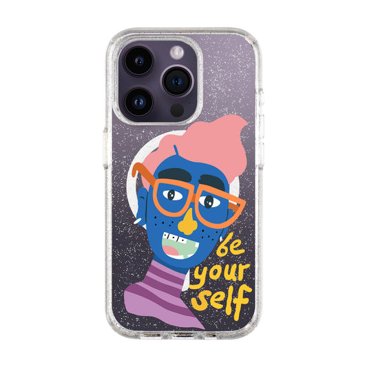BE YOUR SELF-iPhone 14 Pro Shiny Kılıf MagSafe Özellikli