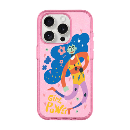 GIRL POWER-Shiny Kılıf MagSafe Özellikli - iPhone 15 Pro