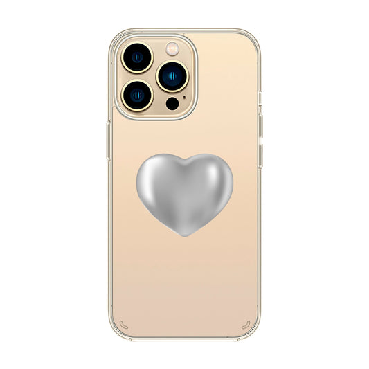 SILVER HEART-iPhone X / Xs Solid Kılıf