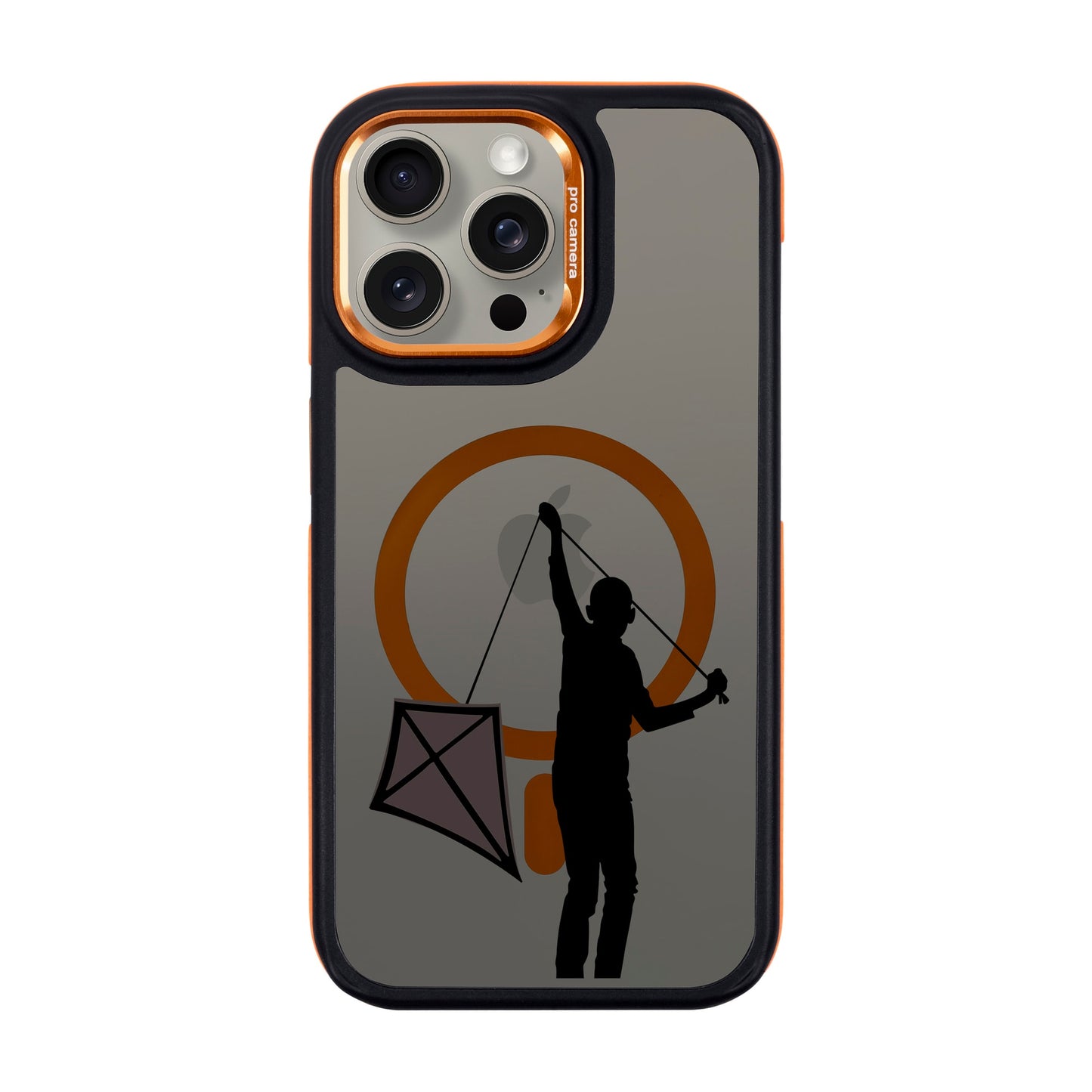 KITE-iPhone 15 Pro Max Dark Kılıf MagSafe Özellikli
