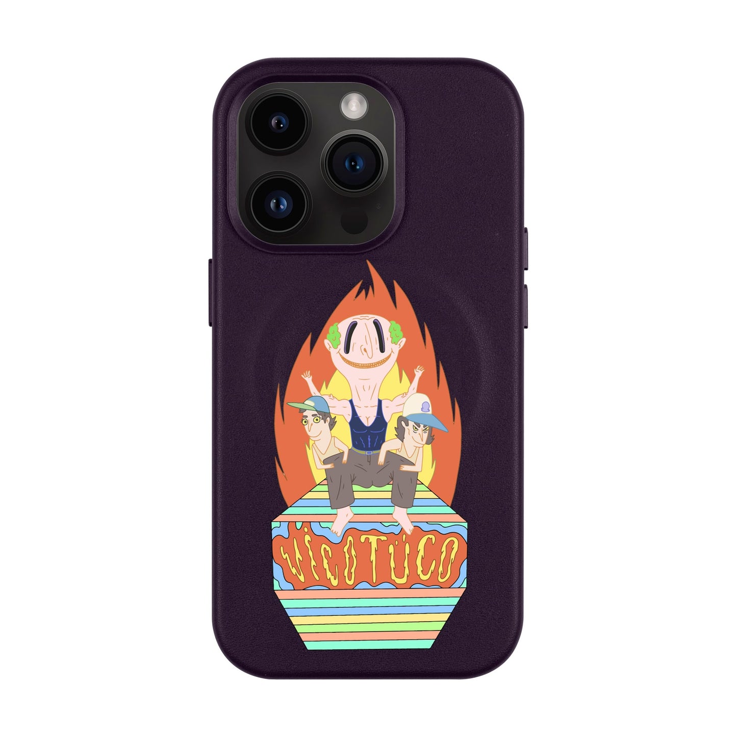 VİCOTÜCO ADAM-Leather Kılıf MagSafe Özellikli - iPhone 14 Pro