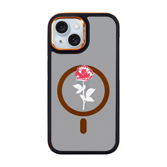 NATUREL ROSE-iPhone 15 Dark Kılıf MagSafe Özellikli