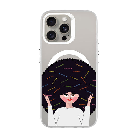 TANGLES OF HAPPINESS-iPhone 15 Pro Max Hold Kılıf MagSafe Özellikli