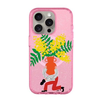 VASE-Shiny Kılıf MagSafe Özellikli - iPhone 15 Pro