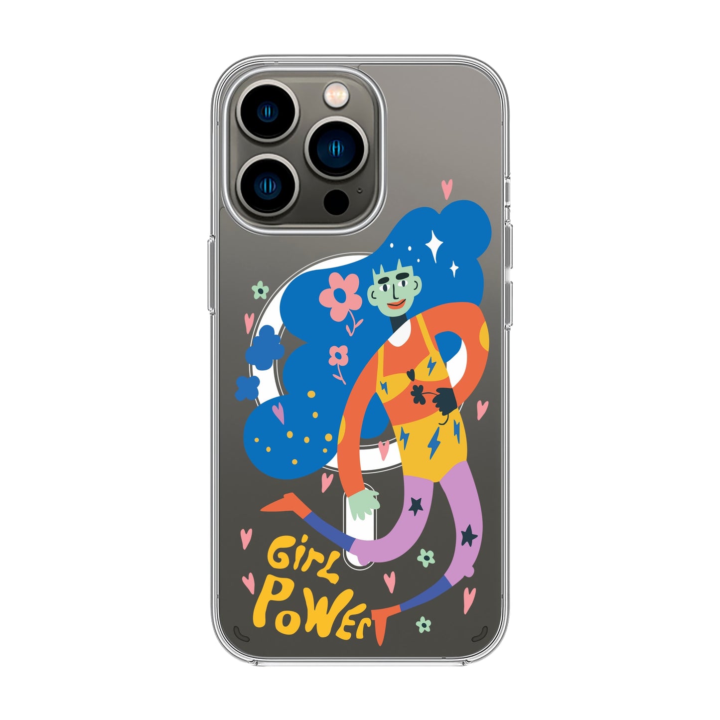 GIRL POWER-Solid Kılıf MagSafe Özellikli - iPhone 13