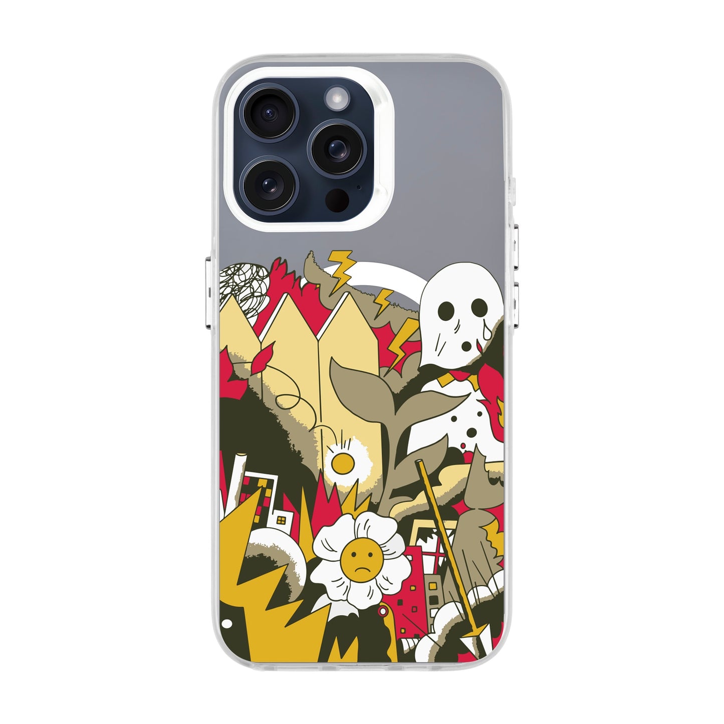 EVERYTHING IS BURNING-Hold Kılıf MagSafe Özellikli - iPhone 15 Pro Max