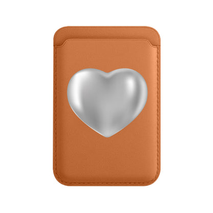 SILVER HEART-Leather Kartlık