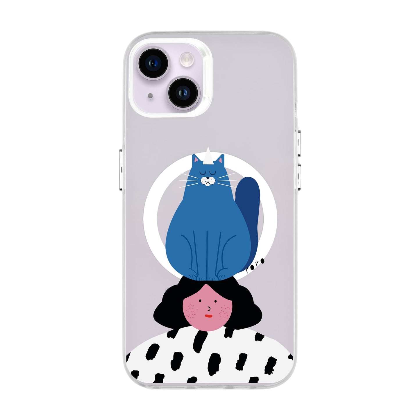 NAUGHTY CAT-iPhone 14 Plus Hold Kılıf MagSafe Özellikli
