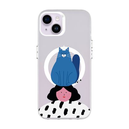 NAUGHTY CAT-iPhone 14 Plus Hold Kılıf MagSafe Özellikli