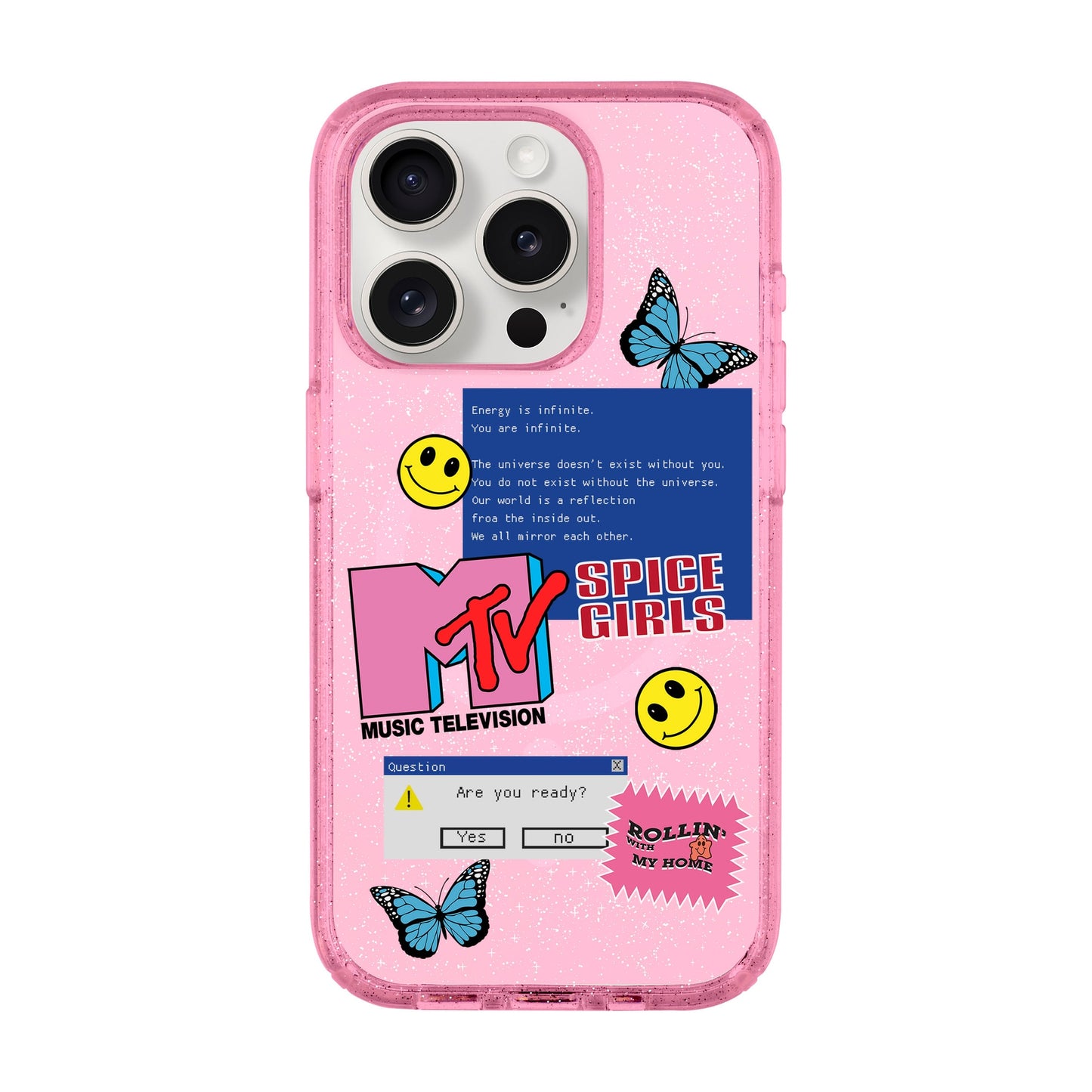 ARE YOU READY-Shiny Kılıf MagSafe Özellikli - iPhone 15 Pro