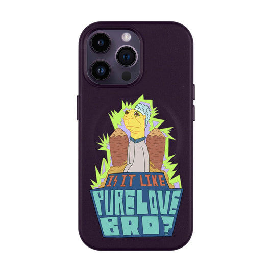 PURE LOVE-iPhone 14 Pro Max Leather Kılıf MagSafe Özellikli