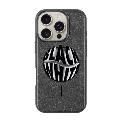 BLACK WHITE-iPhone 16 Pro Radiant Kılıf MagSafe Özellikli