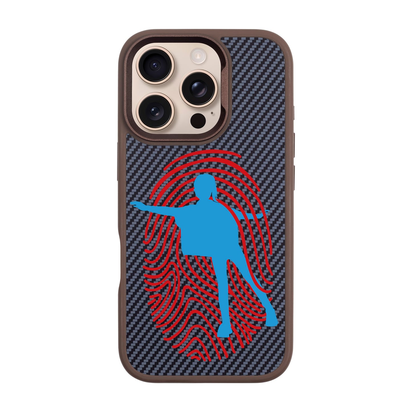 FINGERMARK-iPhone 16 Pro Plaid Kılıf MagSafe Özellikli