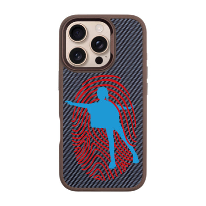 FINGERMARK-iPhone 16 Pro Plaid Kılıf MagSafe Özellikli