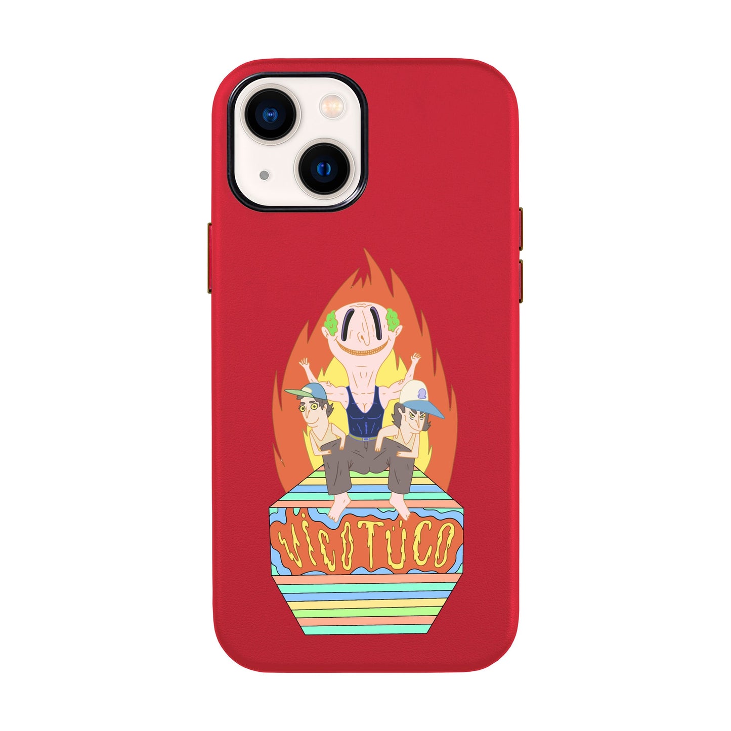 VİCOTÜCO ADAM-iPhone 14 Leather Kılıf
