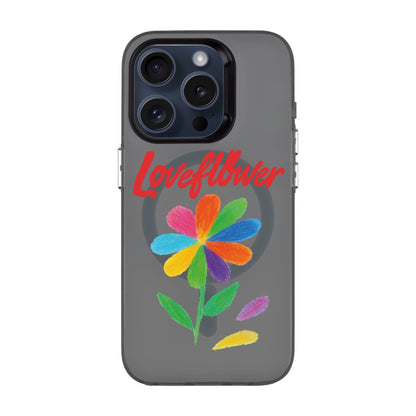 LOVE FLOWER-iPhone 15 Pro Hold Kılıf MagSafe Özellikli