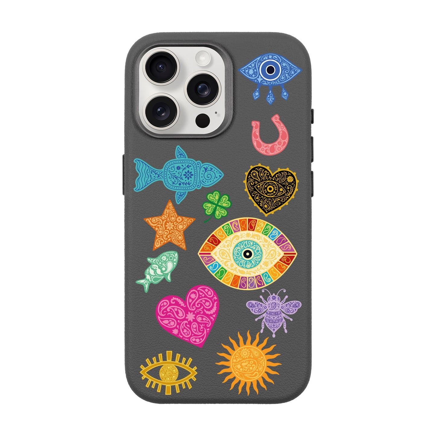 CHARMS BY BERRİN ÖZKAN-iPhone 15 Pro Max Leather Premium Kılıf MagSafe Özellikli