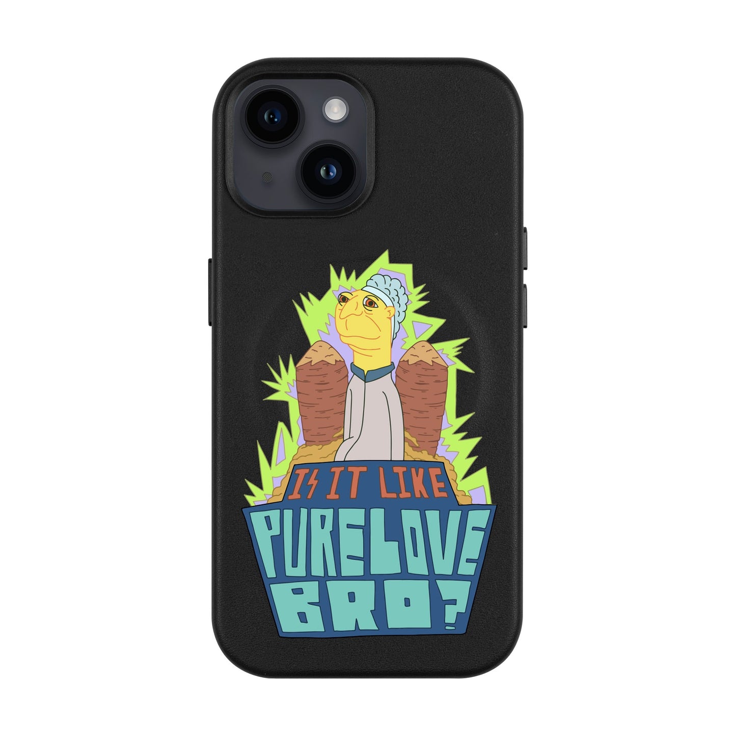 PURE LOVE-Leather Kılıf MagSafe Özellikli - iPhone 13