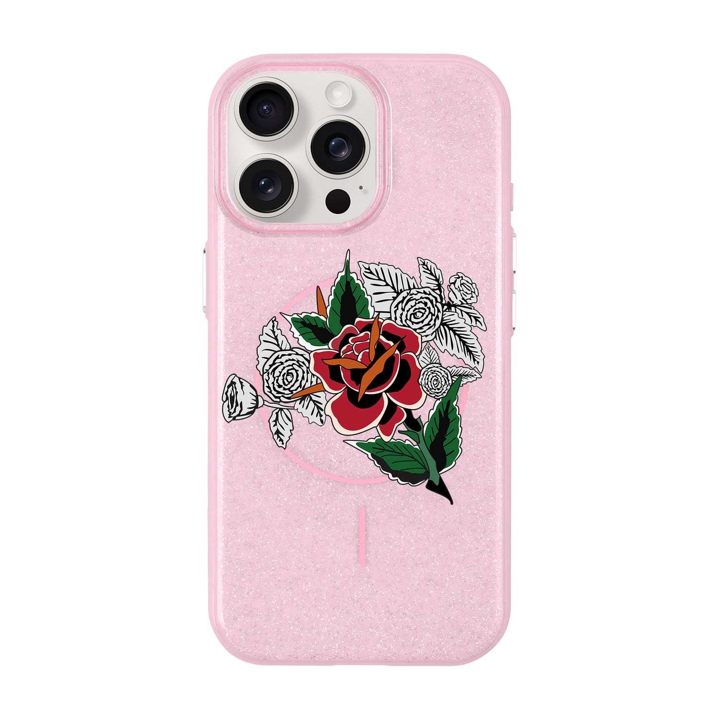 DRY ROSE-iPhone 15 Pro Max Radiant Kılıf MagSafe Özellikli