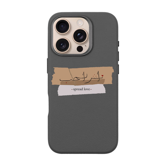 SPREAD LOVE-iPhone 16 Pro Leather Premium Kılıf MagSafe Özellikli
