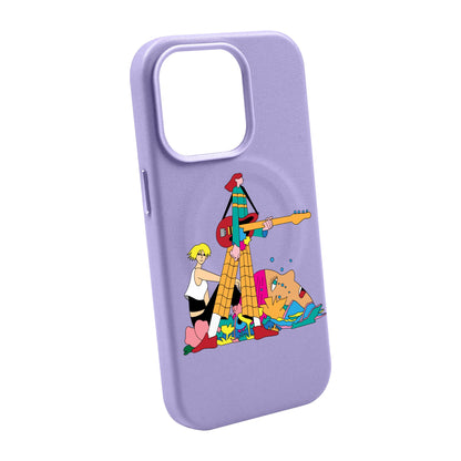 HER BAND-iPhone 14 Pro Max Leather Kılıf MagSafe Özellikli