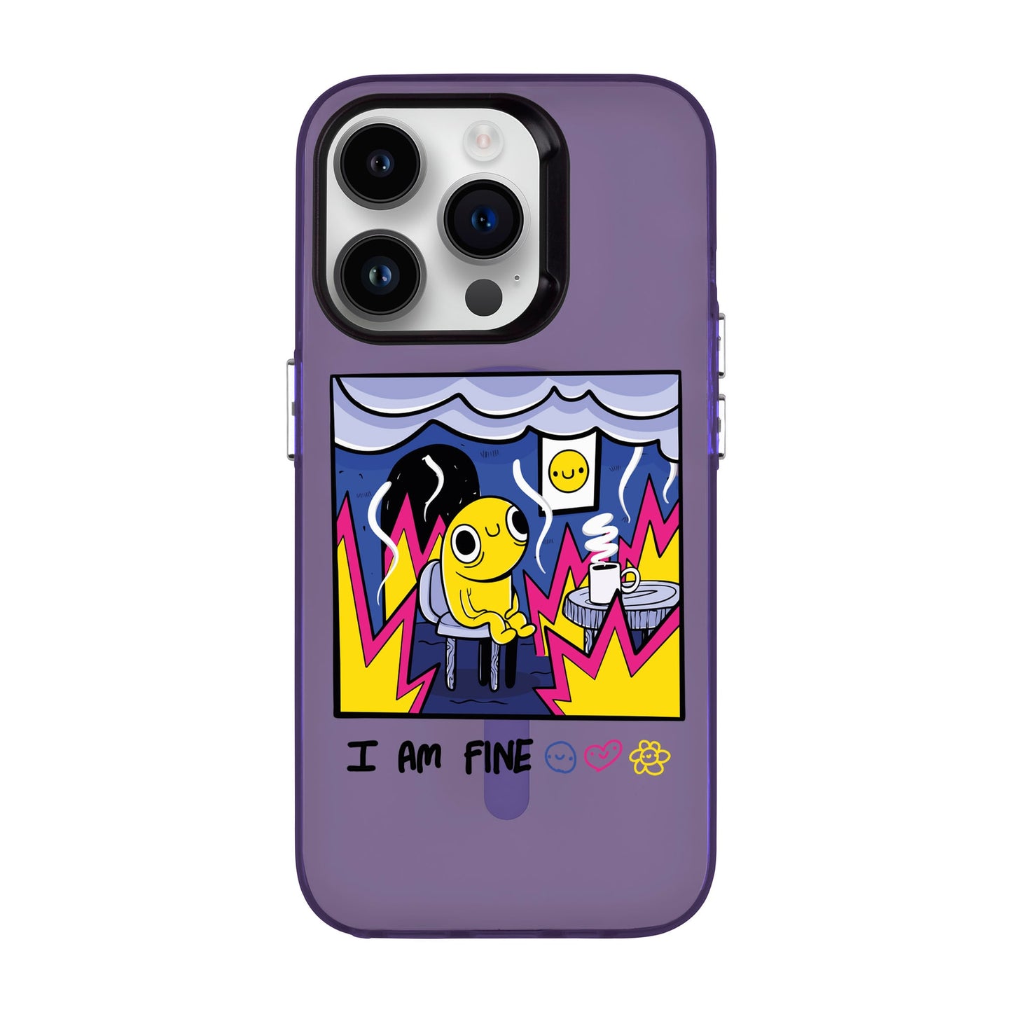 I AM FINE-iPhone 13 Pro Hold Kılıf MagSafe Özellikli