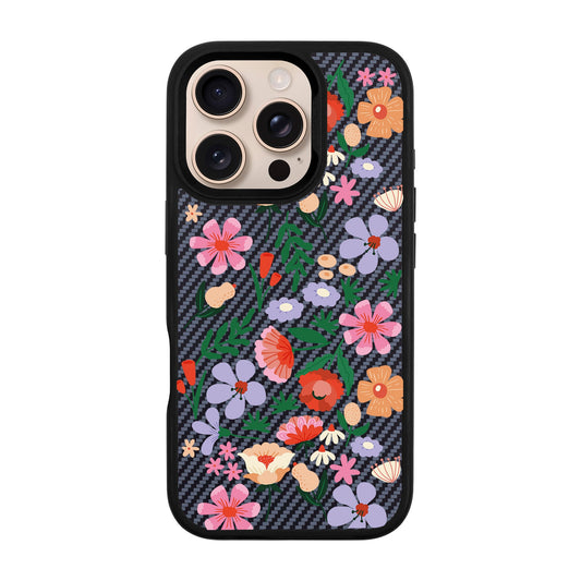 GRACIOUS-iPhone 16 Pro Plaid Kılıf MagSafe Özellikli