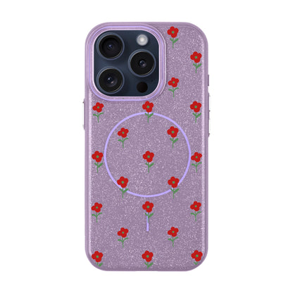 FLOWER POWER-iPhone 15 Pro Radiant Kılıf MagSafe Özellikli