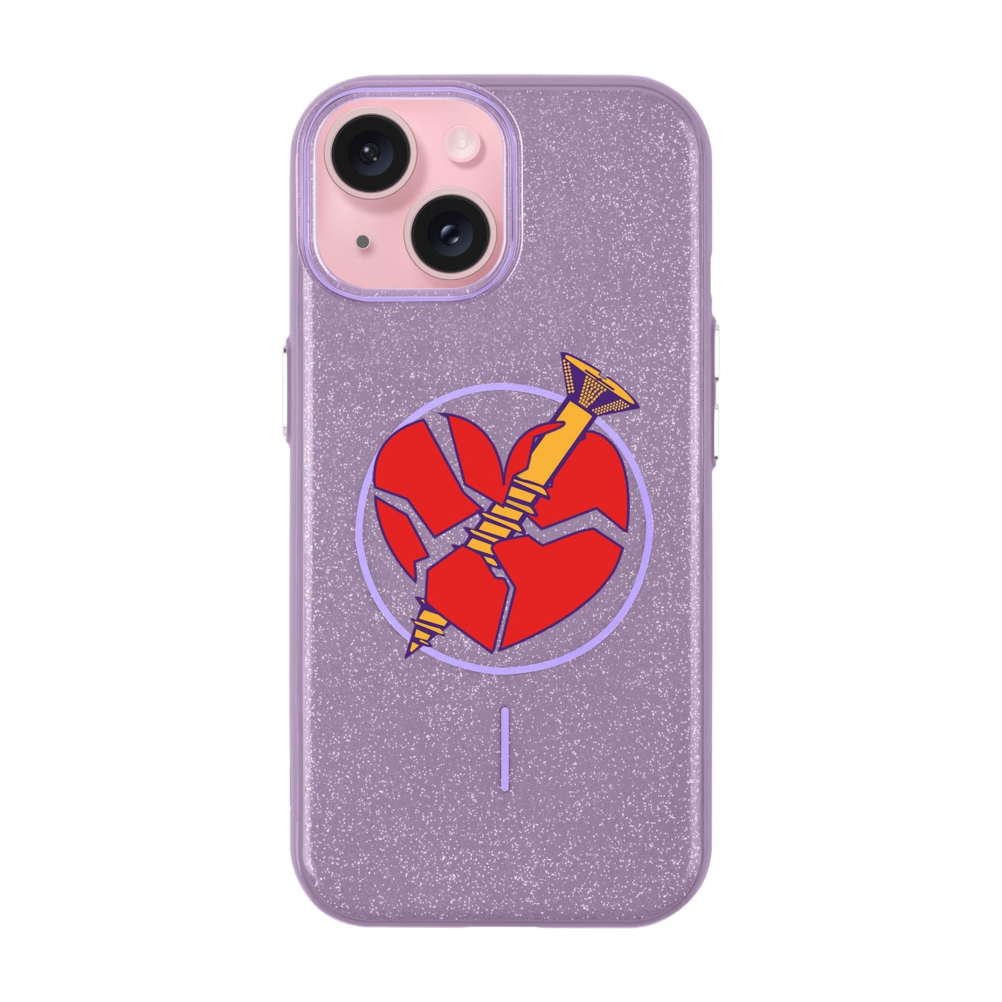 BROKEN HEART-iPhone 15 Plus Radiant Kılıf MagSafe Özellikli
