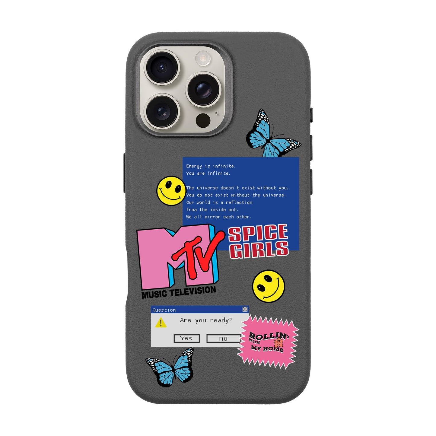 ARE YOU READY-iPhone 16 Pro Max Leather Premium Kılıf MagSafe Özellikli