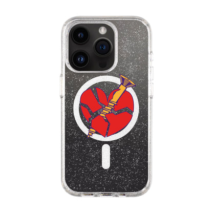 BROKEN HEART-iPhone 14 Pro Shiny Kılıf MagSafe Özellikli