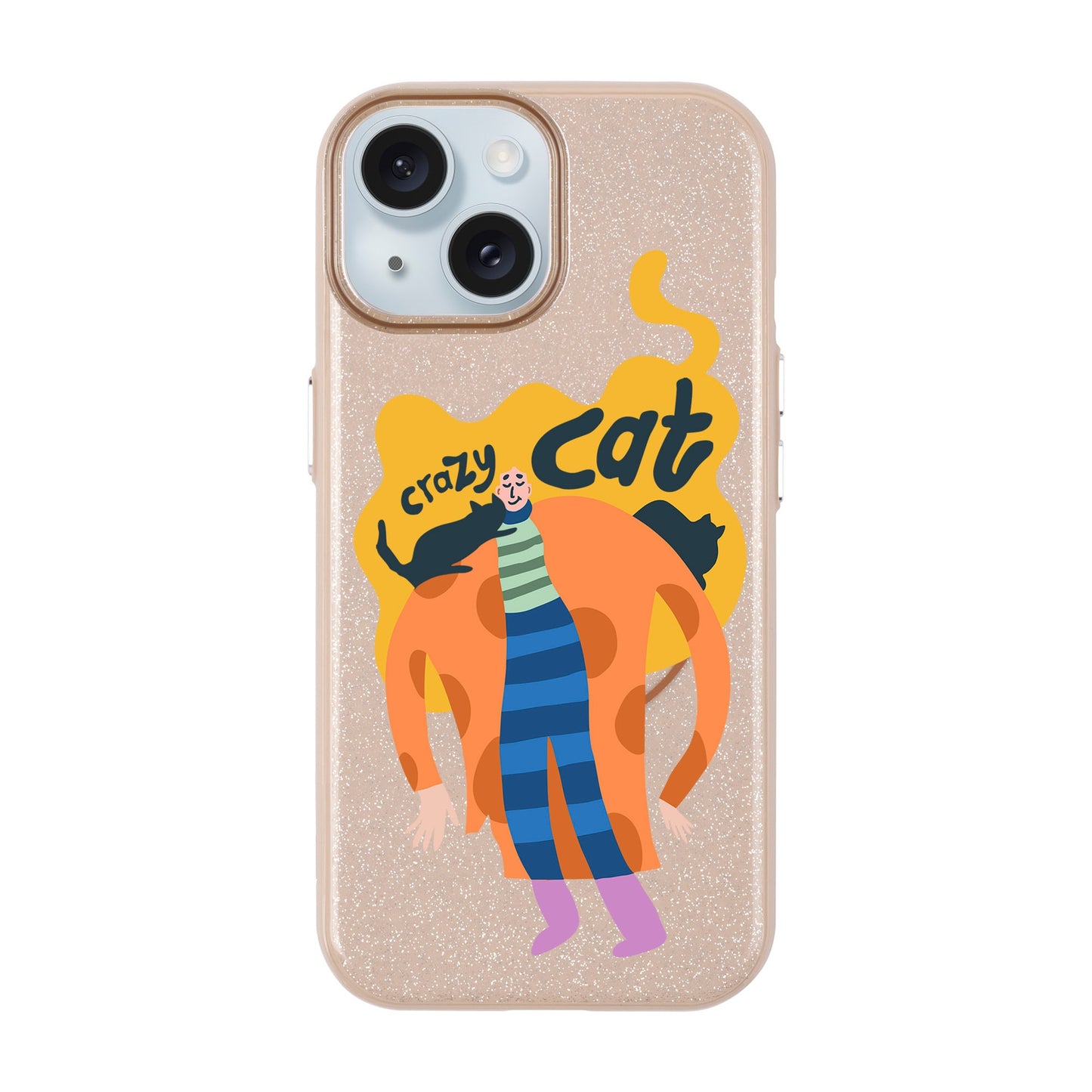 CRAZY CAT-Radiant Kılıf MagSafe Özellikli - iPhone 15