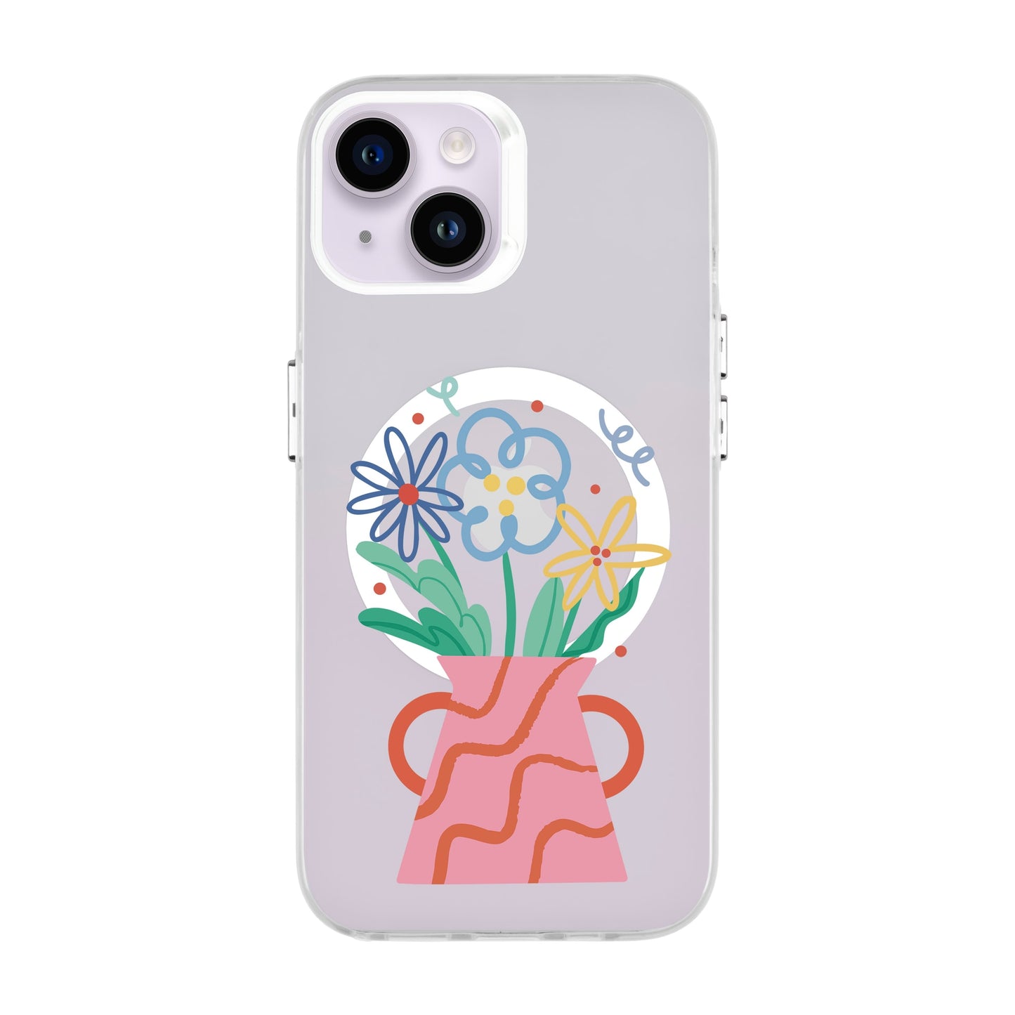 PINK VASE-iPhone 14 Hold Kılıf MagSafe Özellikli