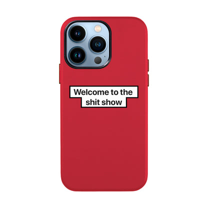 WELCOME-iPhone 13 Pro Leather Kılıf