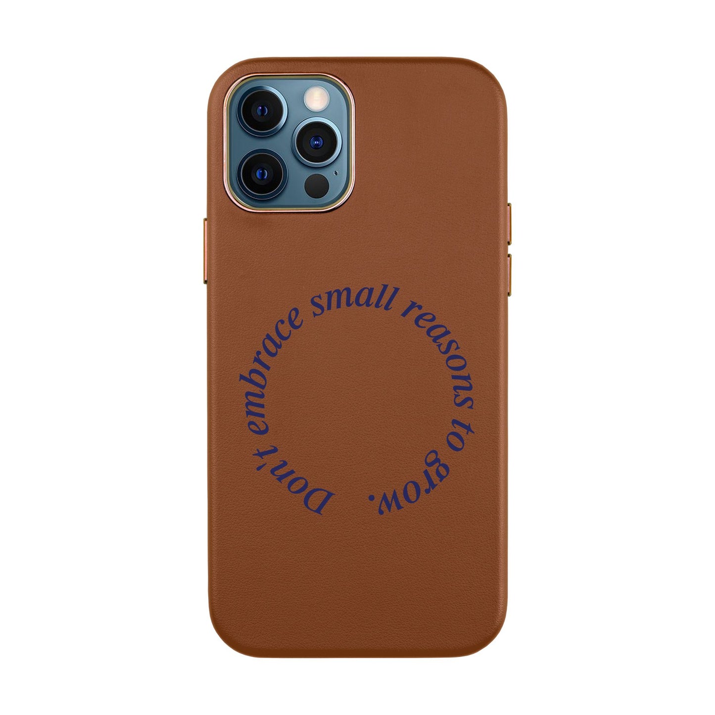 GROW-iPhone 14 Leather Kılıf
