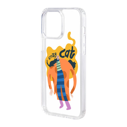 CRAZY CAT-iPhone X / Xs Solid Kılıf