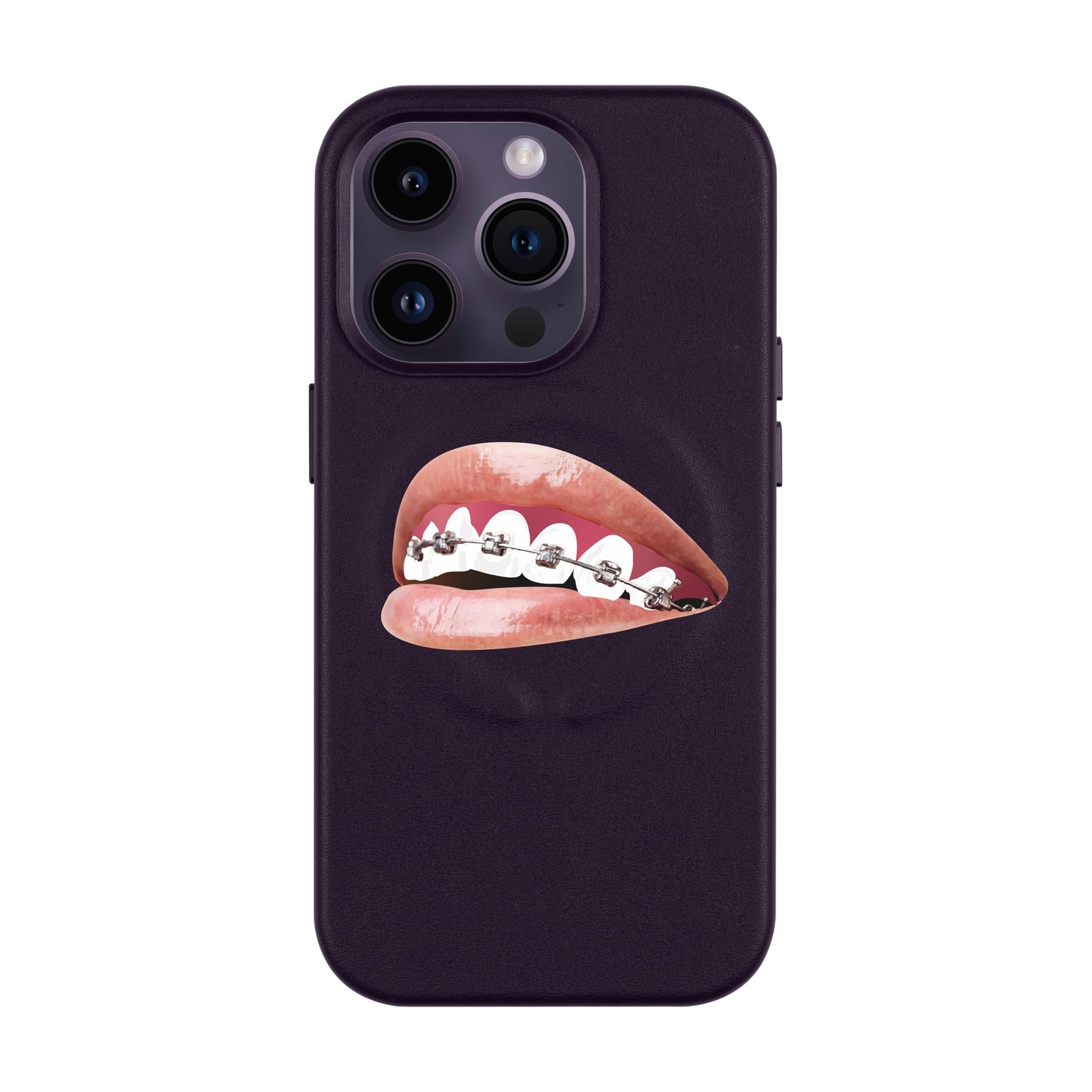 ORTHODONTIST-Leather Kılıf MagSafe Özellikli - iPhone 14 Pro