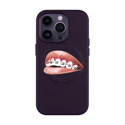 ORTHODONTIST-Leather Kılıf MagSafe Özellikli - iPhone 14 Pro