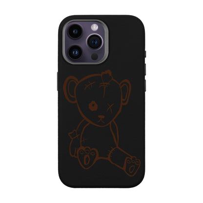 BABY BEAR-iPhone 14 Pro Max Leather Premium Kılıf MagSafe Özellikli