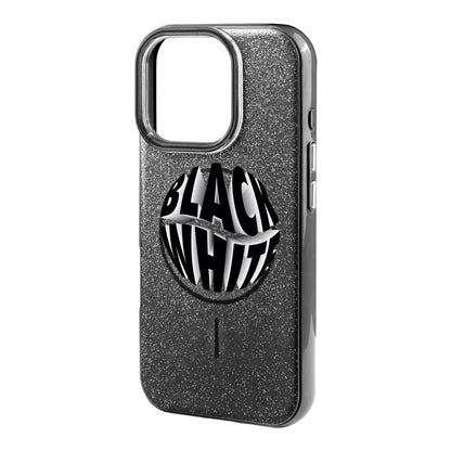 BLACK WHITE-iPhone 16 Pro Max Radiant Kılıf MagSafe Özellikli