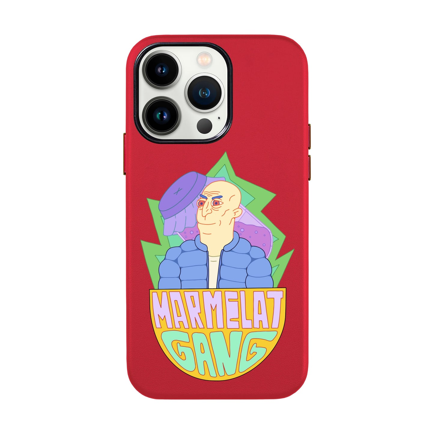 MARMELAT GANG-iPhone 13 Pro Leather Kılıf