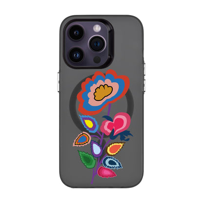 KNITTED FLOWER-iPhone 14 Pro Hold Kılıf MagSafe Özellikli