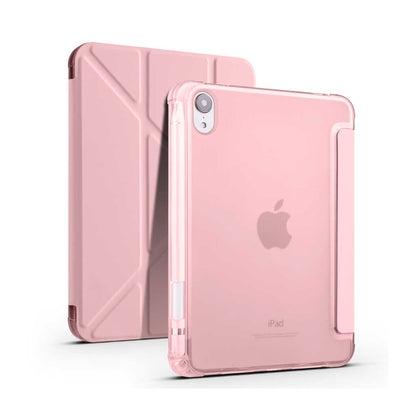 Apple iPad Mini 2021 (6.Nesil)-Trigon Folding Kalemlikli Standlı Kılıf