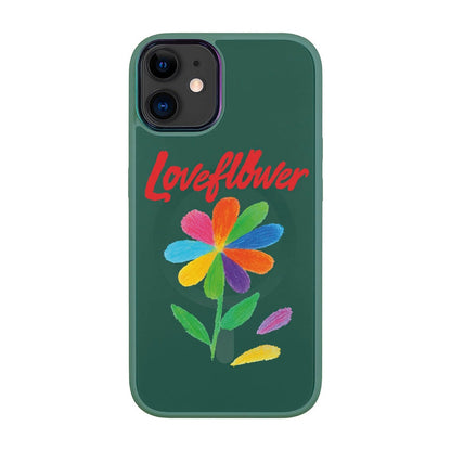 LOVE FLOWER-iPhone 12 Vigor Kılıf MagSafe Özellikli