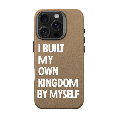 KINGDOM-iPhone 16 Pro Leather Premium Kılıf MagSafe Özellikli
