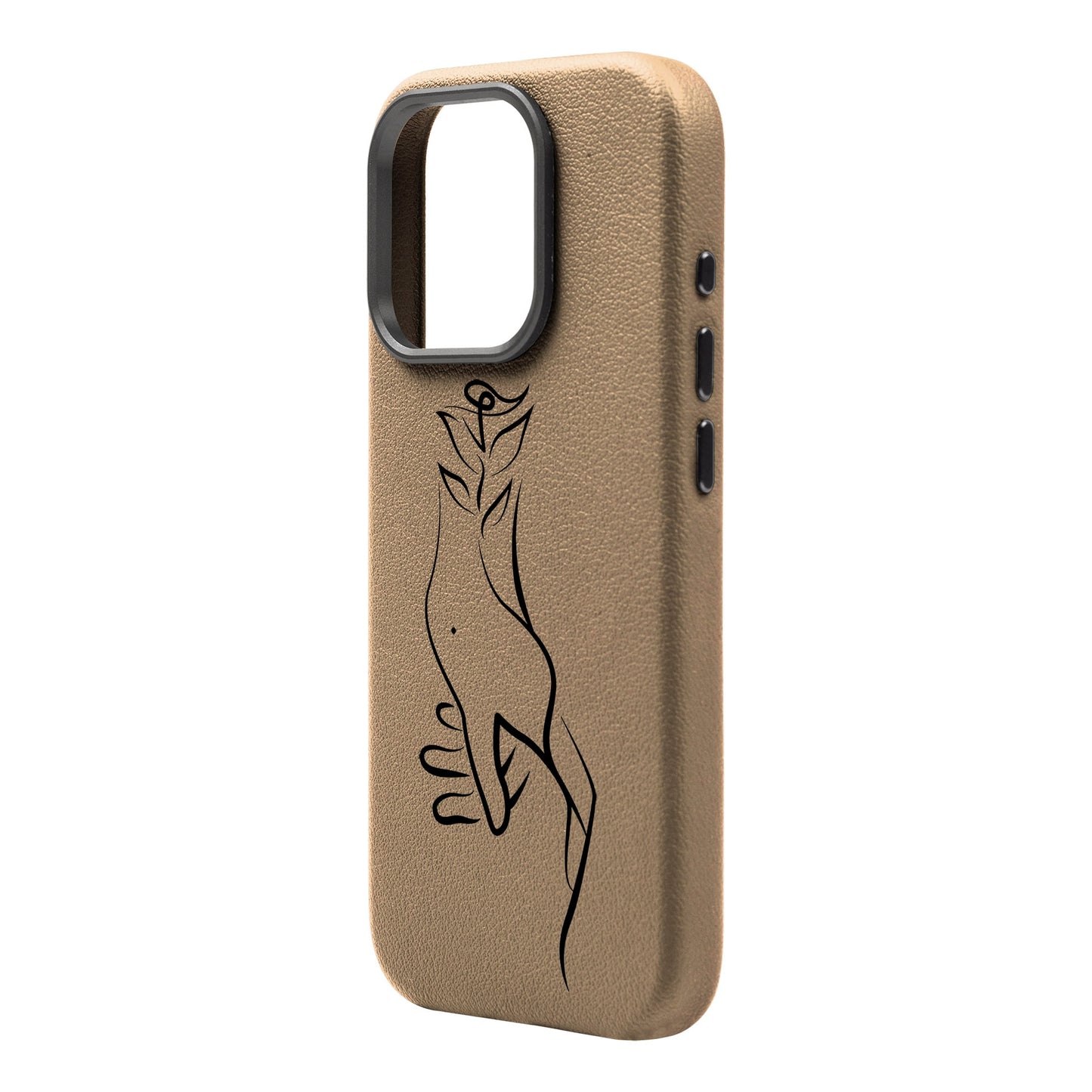 TOUCH-iPhone 16 Pro Leather Premium Kılıf MagSafe Özellikli