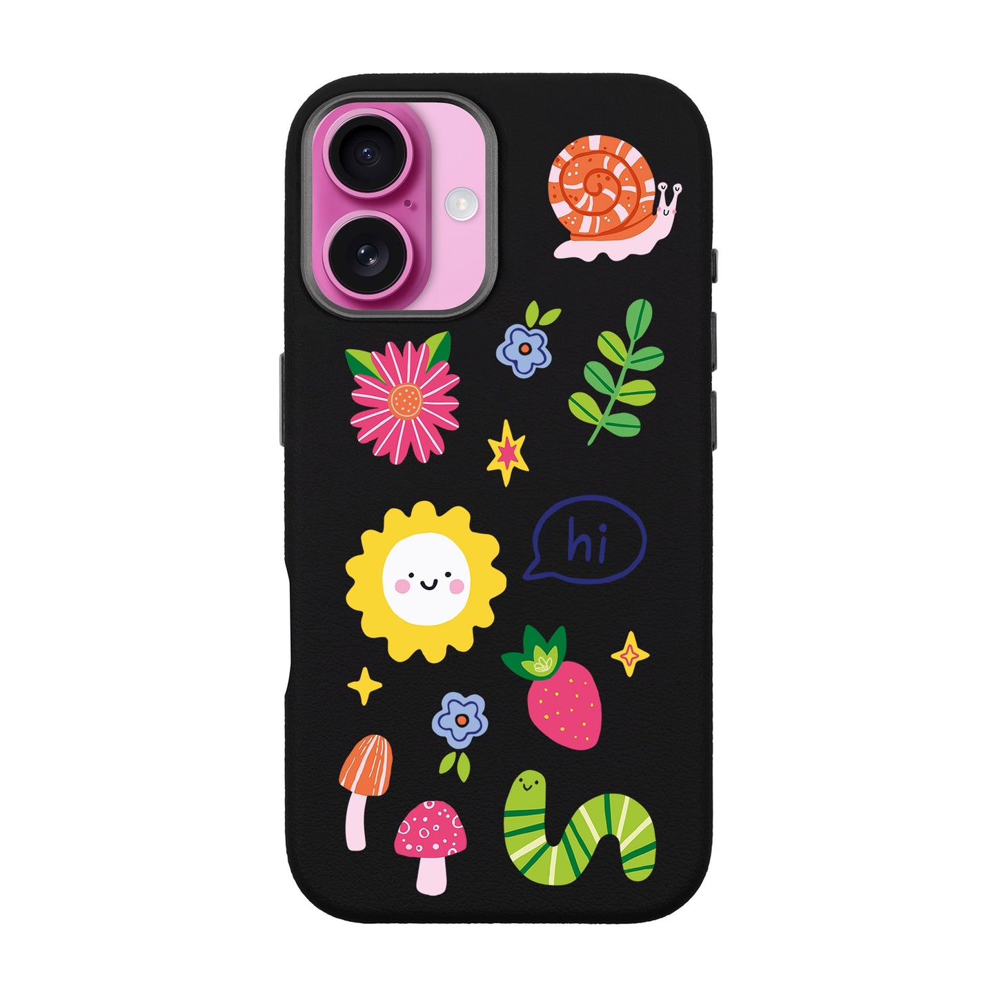 HELLO NATURE-iPhone 16 Leather Premium Kılıf MagSafe Özellikli