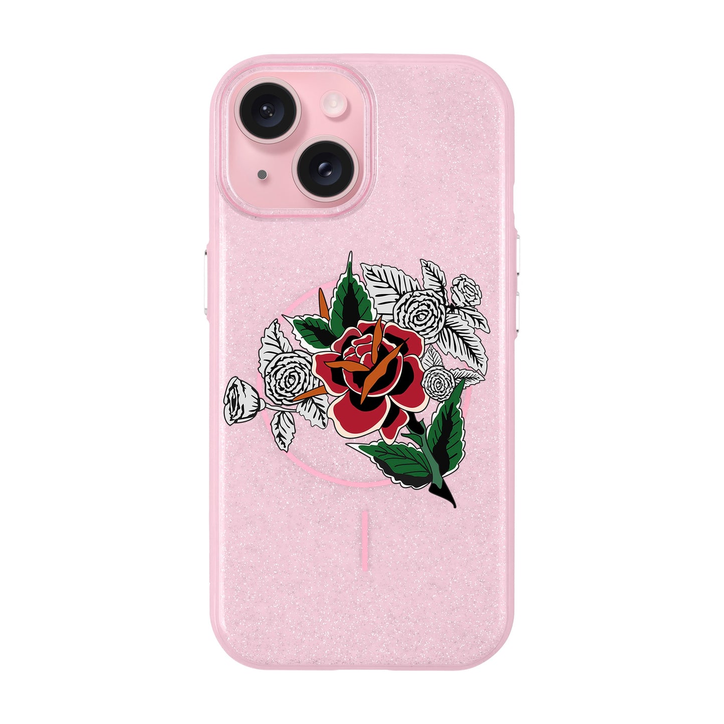 DRY ROSE-Radiant Kılıf MagSafe Özellikli - iPhone 15