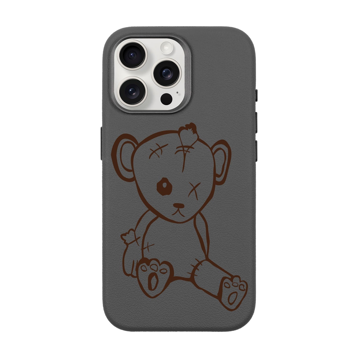 BABY BEAR-iPhone 15 Pro Max Leather Premium Kılıf MagSafe Özellikli
