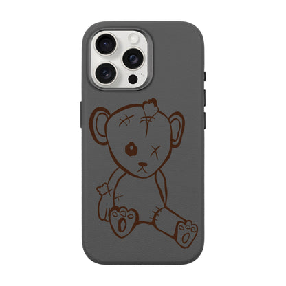 BABY BEAR-iPhone 15 Pro Max Leather Premium Kılıf MagSafe Özellikli